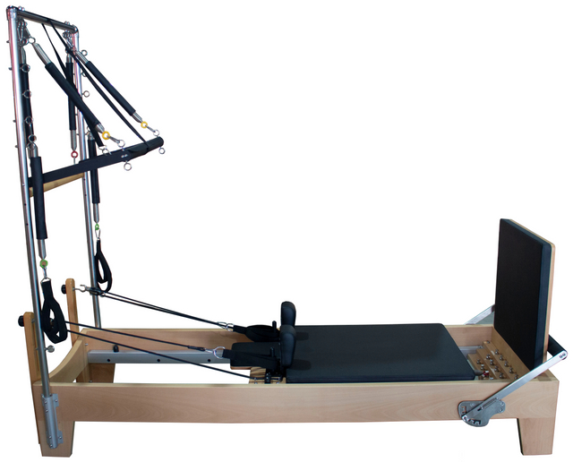 Captain Pilates Reformer con torre de medio trapecio